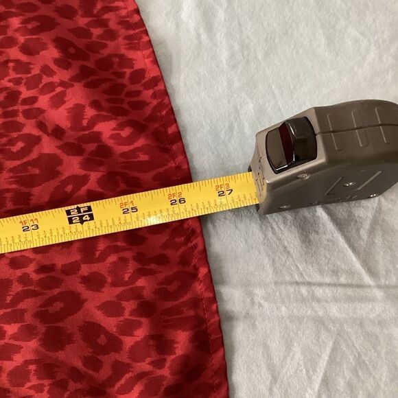 Womens Torrid Short Sleeved Animal‎ Print Blouse 1X burgandy - Picture 5 of 5